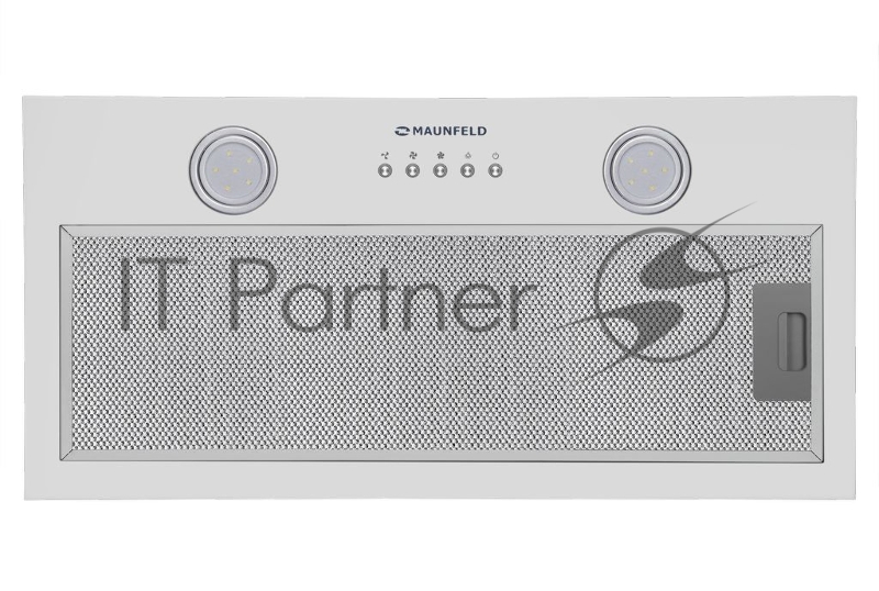 Вытяжка встраиваемая Maunfeld TRAPEZE 602M белый управление: кнопочное (1 мотор)
