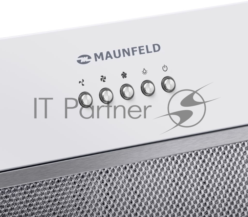 Вытяжка встраиваемая Maunfeld TRAPEZE 602M белый управление: кнопочное (1 мотор)