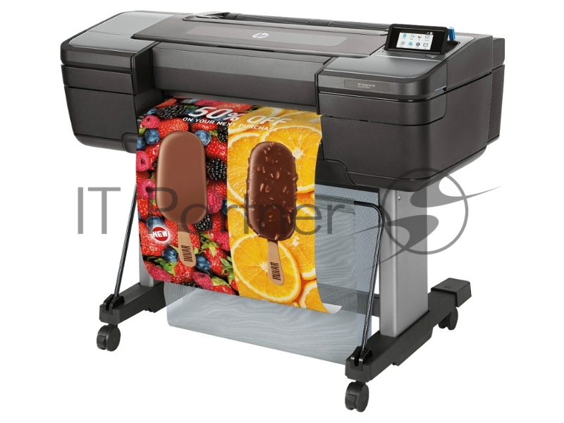 Плоттер HP DesignJet Z6 24-in Postscript Printer 6-цветная струйная печать макс. формат печати A1 (594 × 841 мм) печать фотографий цветной ЖК-дисплей печать с фотокамеры Ethernet