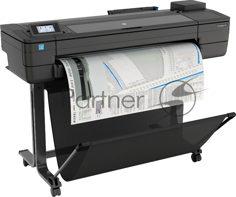 Плоттер HP DesignJet T730 (36,4color,2400x1200dpi,1Gb, 25spp(A1 drawing mode),USB/GigEth/Wi-Fi,stand,m bin,rollfeed,sheetfeed,tray50 (A3/A4), autocutter,GL/2,RTL,PCL3 GUI, 2y warrб repl. F9A29A)