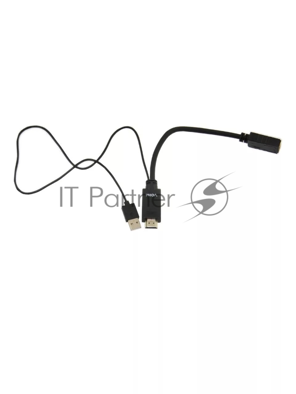 Кабель-переходник HDMI(M) +USB---> DP(F) 0.15m 4K*30Hz VCOM<CG599> Кабель-переходник HDMI(M) +USB---> DP(F) 0.15m 4K*30Hz VCOM<CG599>