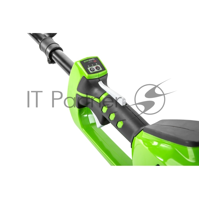 Триммер аккумуляторный Greenworks GD40BCK4, 40V, 35 см, с 1хАКБ 4 А.ч и ЗУ 40 вольт (модель GD40BCK4) - отличная замена электро или бензиновому триммеру, он с легкостью справиться с высокой травой, а благодаря пильному диску (в комплекте) можно рез