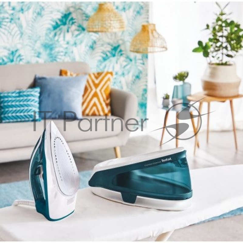 Парогенератор Tefal SV6115E0 2200Вт бирюзовый/белый