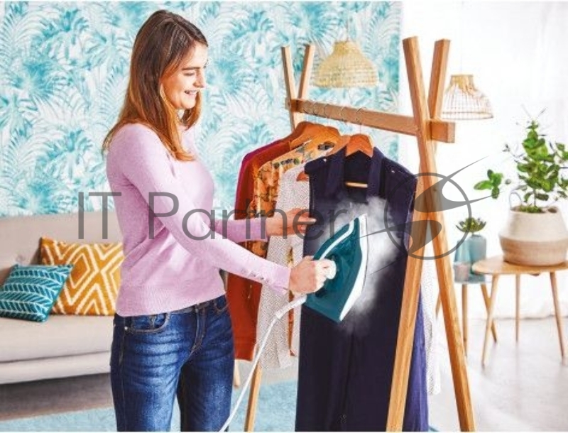 Парогенератор Tefal SV6115E0 2200Вт бирюзовый/белый