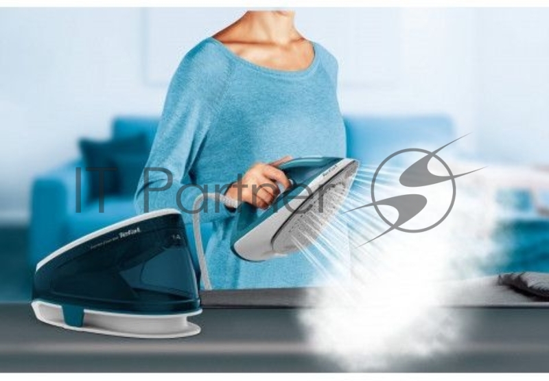Парогенератор Tefal SV6115E0 2200Вт бирюзовый/белый