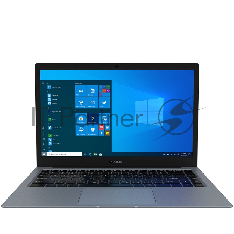 Ноутбук Prestigio SmartBook 141 C7,14.1 1366*768 TN, Windows 10 home, up to 2.4GHz DC Intel N3350,4/128GB, BT4.2, Dual WiFi, USB 3.0, USB 2.0, USB Type-C, HDD2.5 Slot, Micro SD card slot, mini HDMI, 0.3MP, EN+RU KBM,7.4V@4800mAh, Dark Grey