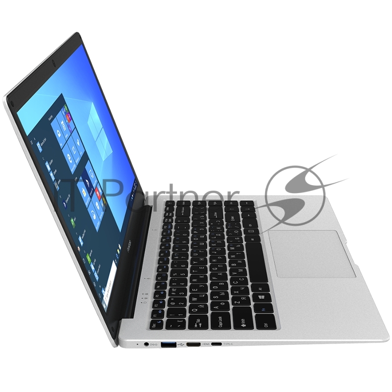 Ноутбук Prestigio SmartBook 141 C7,14.1 1366*768 TN, Windows 10 home,up to 2.4GHz DC Inte N3350,4/128GB, BT4.2, Dual WiFi, USB 3.0, USB 2.0, USB Type-C, HDD2.5 Slot, Micro SD card slot, mini HDMI, 0.3MP, EN+RU KBM,7.4V@4800mAh, Metal Grey