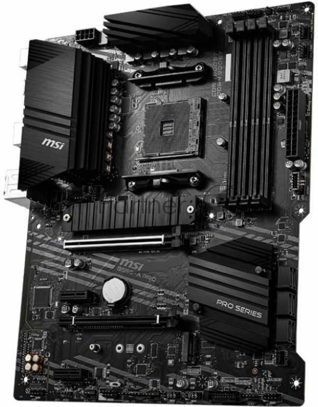 Материнская плата MSI B550-A PRO (AM4, 4xDDR4, 1xPCI-Ex16, 2xPCI-Ex1, USB3.2, 6xSATA III,2xM.2, DP, HDMI) ATX Retail