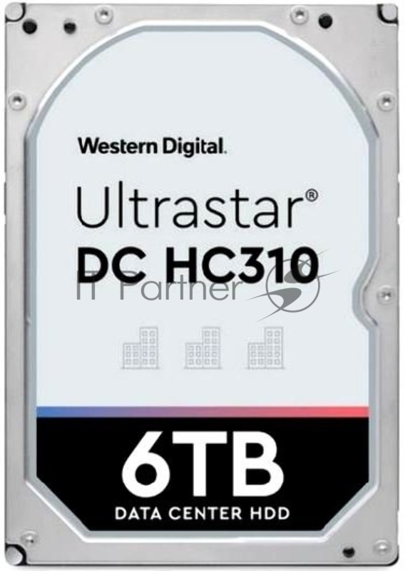 Жесткий диск HGST SATA-III 6Tb 0B36039 HUS726T6TALE6L4 Ultrastar 7K6 (7200rpm) 256Mb 3.5