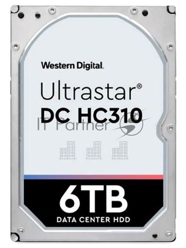 Жесткий диск Western Digital HGST SAS 3.0 6Tb 0B36047 HUS726T6TAL5204 Ultrastar 7K6 (7200rpm) 256Mb 3.5