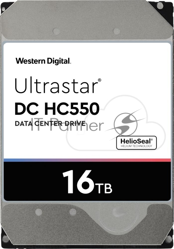 Жесткий диск WD Original SATA-III 16Tb 0F38462 WUH721816ALE6L4 Ultrastar DC HC550 (7200rpm) 512Mb 3.5