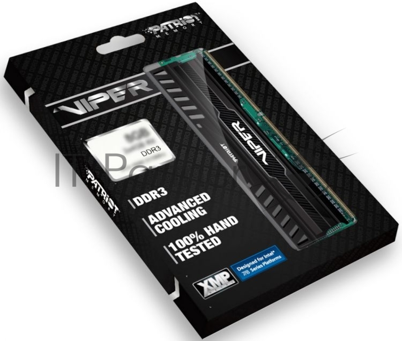 Модуль памяти Patriot DIMM DDR3 8Gb 1600MHz PV38G160C0 RTL PC3-12800 CL10 240-pin 1.5В