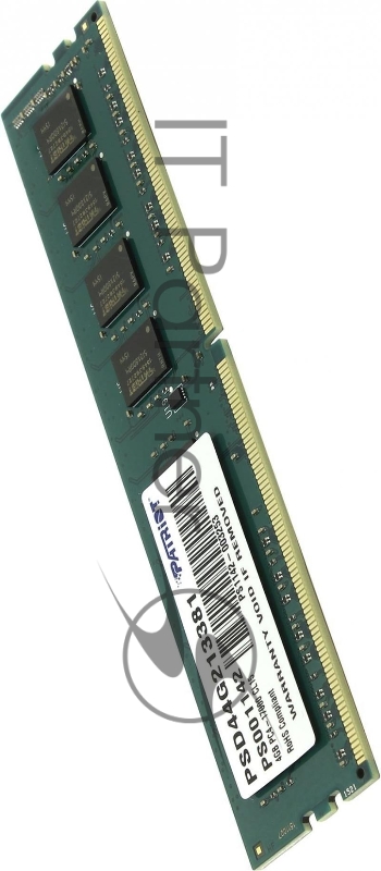 Модуль памяти Patriot DDR4 4Gb 2133MHz PSD44G213381 RTL PC4-17000 CL15 DIMM 288-pin 1.2В