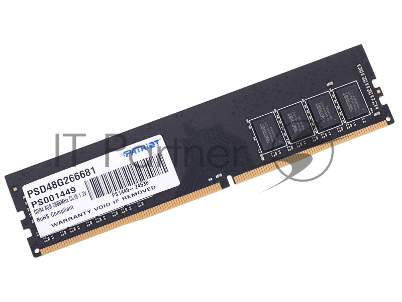 Модуль памяти Patriot DIMM DDR4 8Gb (pc-21300) 2666MHz Patriot PSD48G266681