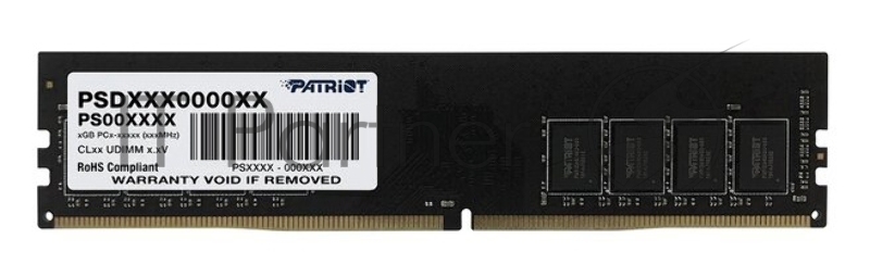 Модуль памяти Patriot DIMM DDR4 4Gb (pc-21300) 2666MHz PSD44G266682