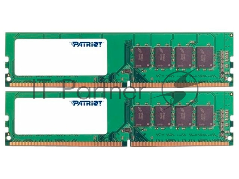 Модуль памяти Patriot Memory DDR 4 DIMM 8Gb (4Gbx2) PC21300, 2666Mhz, PATRIOT Signature (PSD48G2666K) (retail)