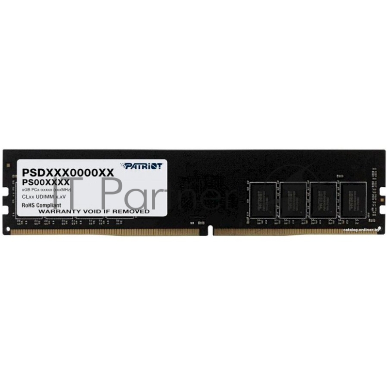 Модуль памяти DDR 4 DIMM 16Gb PC25600, 3200Mhz, PATRIOT Signature (PSD416G32002) (retail)