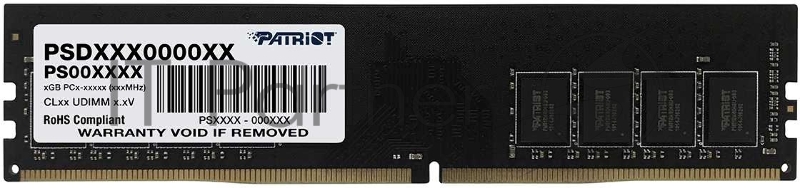 Модуль памяти DDR 4 DIMM 16Gb PC25600, 3200Mhz, PATRIOT Signature (PSD416G32002) (retail)