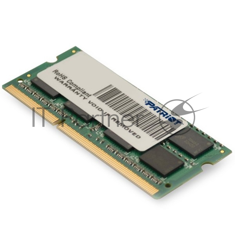 Модуль памяти Patriot SO-DIMM DDR3 4GB PSD34G1600L81S (PC3-12800, 1600MHz, 1.35V)