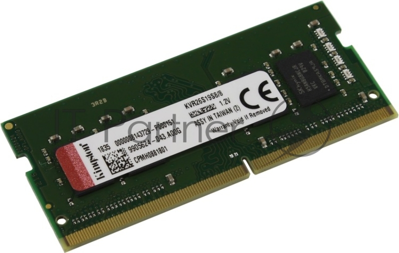 Модуль памяти Kingston SO-DIMM DDR4 8GB 2666MHz Non-ECC CL19 1Rx8
