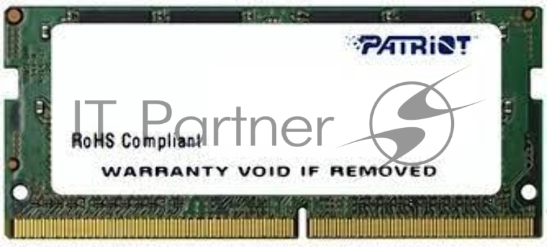 Модуль памяти SO-DIMM DDR 4 DIMM 16Gb PC21300, 2666Mhz, PATRIOT Signature (PSD416G266681S) (retail)