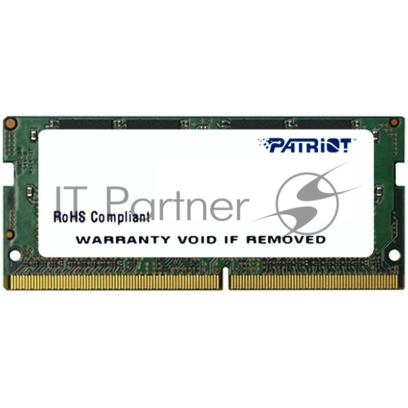 Модуль памяти SO-DIMM DDR 4 DIMM 16Gb PC21300, 2666Mhz, PATRIOT Signature (PSD416G266681S) (retail)
