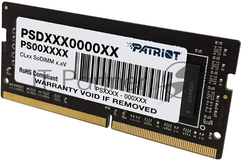 Модуль памяти SO-DIMM DDR 4 DIMM 16Gb PC21300, 2666Mhz, PATRIOT Signature (PSD416G266681S) (retail)