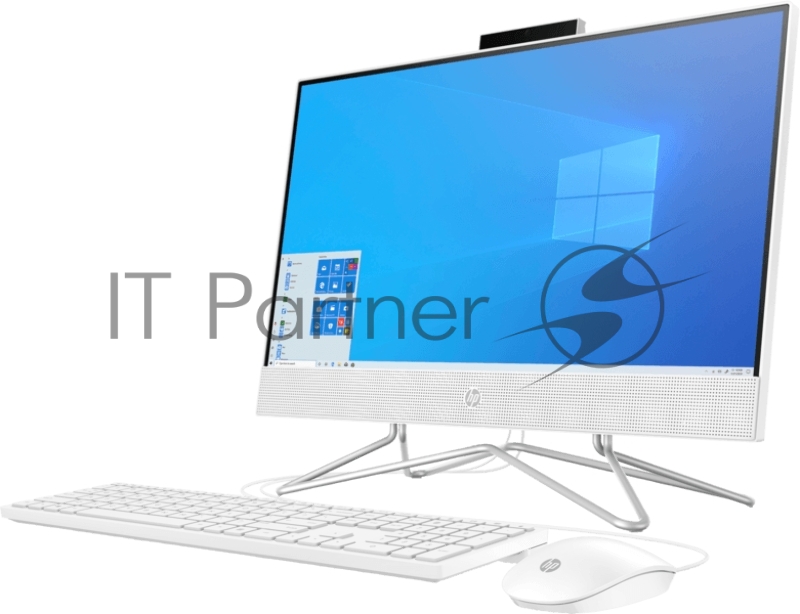 Моноблок HP 22-df0013ur NT 21.5 FHD(1920x1080) Celeron J4025, 4GB DDR4 2400 (1x4GB), HDD 1Tb, Intel Internal Graphics, noDVD, kbd&mouse wired, HD Webcam, Snow White, Win10, 1Y Wty