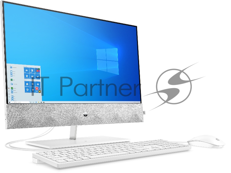 Моноблок HP Pavilion I 24-k0018ur Touch 23,8 FHD(1920x1080) Core i7-10700T, 8GB DDR4 2666 (1x8GB), SSD 512Gb, nVidia Gef MX350 4GB, no DVD, kbd&mouse wireless, 5MP Webcam, White, Win10, 1Y Wty