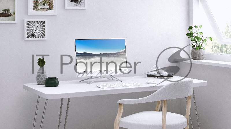 Моноблок HP 24-df0033ur NT 23.8 FHD(1920x1080) Pentium J5040, 4GB DDR4 2400 (1x4GB), SSD 256Gb, Intel Internal Graphics, noDVD, kbd&mouse wired, HD Webcam, Snow White, Win10, 1Y Wty