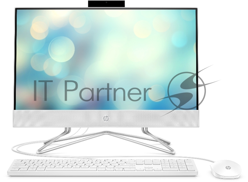 Моноблок HP 22-df1028ur AiO 21.5(1920x1080)/Intel Core i3 1125G4(2Ghz)/4096Mb/1TB 7200Gb/noDVD/Ext:GeForce MX330(2048Mb)/Cam/WiFi/war 1y/Snow White/W10 + USB KBD, USB MOUSE