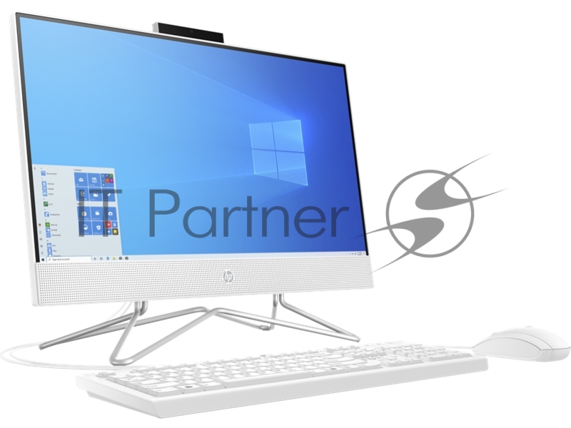 Моноблок HP 22-df1028ur AiO 21.5(1920x1080)/Intel Core i3 1125G4(2Ghz)/4096Mb/1TB 7200Gb/noDVD/Ext:GeForce MX330(2048Mb)/Cam/WiFi/war 1y/Snow White/W10 + USB KBD, USB MOUSE