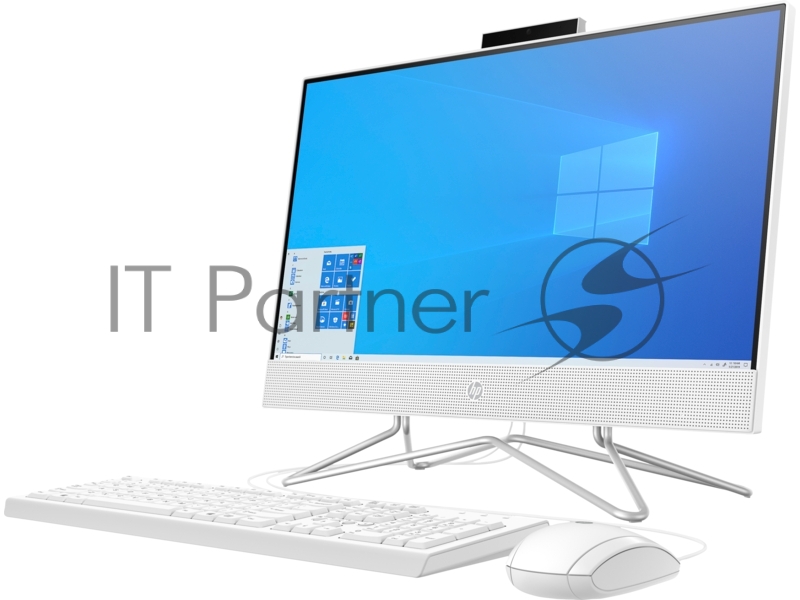 Моноблок HP 22-df1037ur AiO 21.5(1920x1080)/Intel Core i3 1125G4(2Ghz)/4096Mb/128PCISSDG Internal Graphics /Cam/WiFi/war 1y/Snow White/W10 + USB KBD, USB MOUSE
