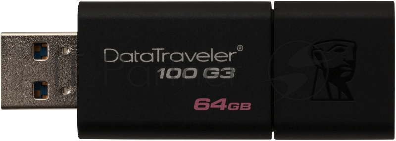Флэш Диск Kingston 64Gb DT100G3/64Gb {USB3.0}USB Drive