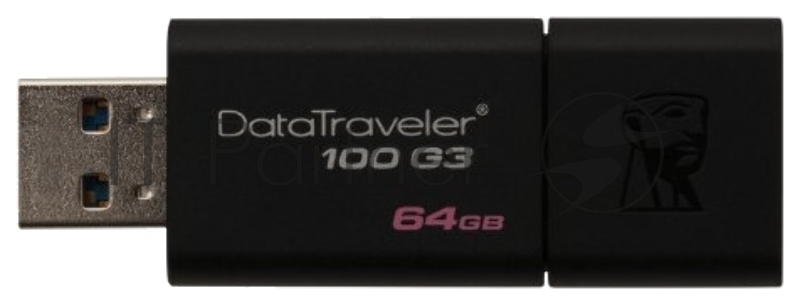 Флэш Диск Kingston 64Gb DT100G3/64Gb {USB3.0}USB Drive