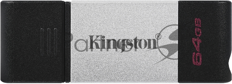 Накопитель KINGSTON DT80 64GB Flash USB 3.2 Gen 1, USB-C Storage