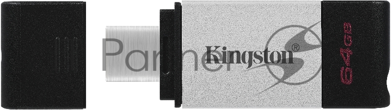 Накопитель KINGSTON DT80 64GB Flash USB 3.2 Gen 1, USB-C Storage