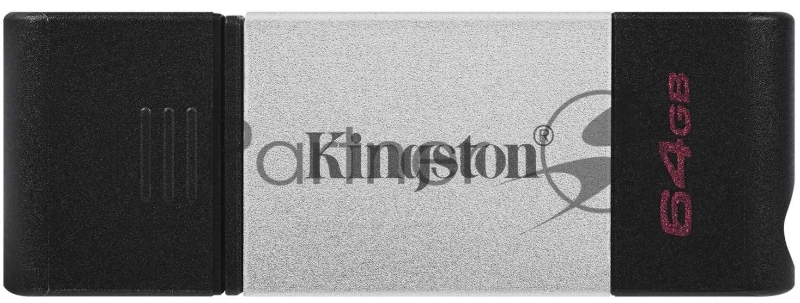 Накопитель KINGSTON DT80 64GB Flash USB 3.2 Gen 1, USB-C Storage