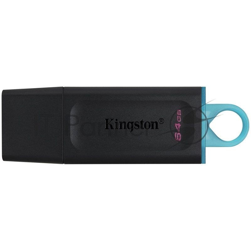 Накопитель KINGSTON 64GB USB3.2 Gen 1 DataTraveler Exodia (Black + Teal)