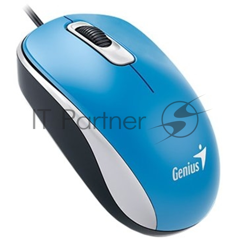 Мышь Genius Mouse DX-110 ( Cable, Optical, 1000 DPI, 3bts, USB ) Blue