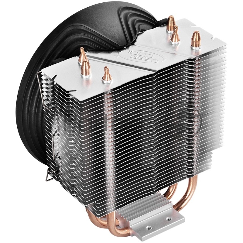 Кулер DEEPCOOL GAMMAXX300B LGA1366/1156/55/51/50/775/FM2/ (24шт/кор, TDP 130Вт, PWM, Blue Led, 3 тепл. трубки прямого контакта,120мм вент-р,17.8~21dB(A)) RET