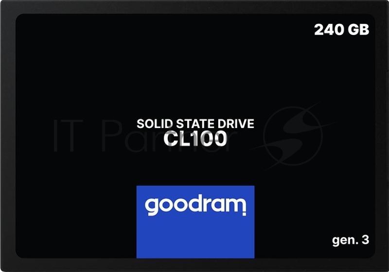 SSD накопитель 2.5 Goodram 240Gb CL100 gen.3 <SSDPR-CL100-240-G3> (SATA3, up to 520/400MBs, 3D TLC, 7mm)