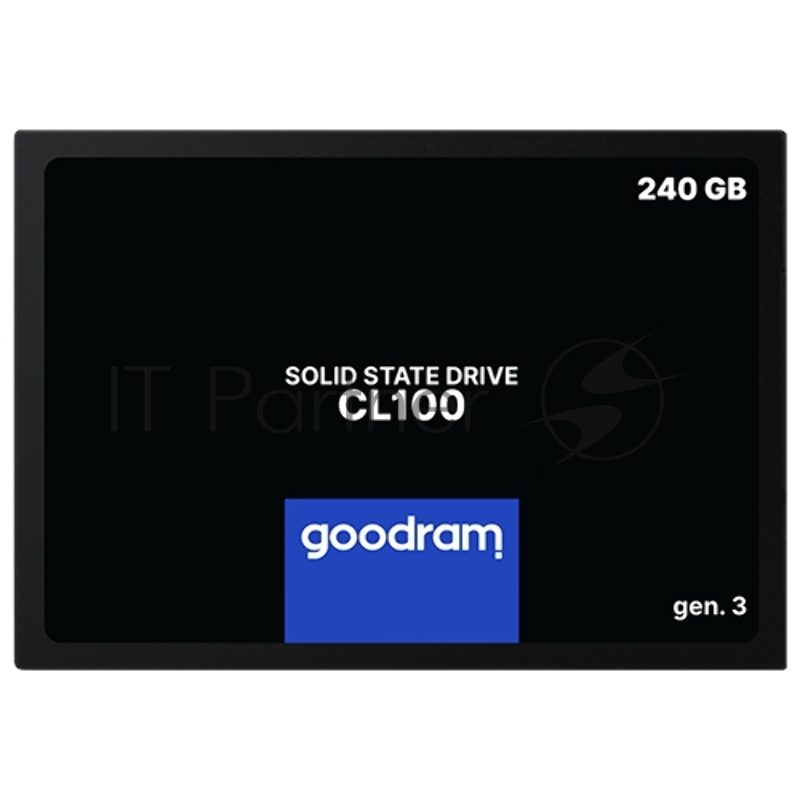 SSD накопитель 2.5 Goodram 240Gb CL100 gen.3 <SSDPR-CL100-240-G3> (SATA3, up to 520/400MBs, 3D TLC, 7mm)