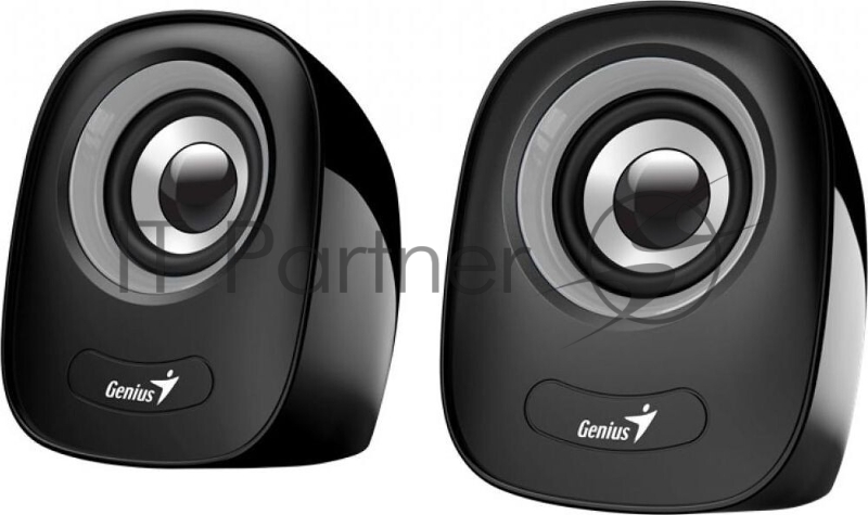 Колонки, PC speakers Genius SP-Q160,GRAY,USB, 2.0, Power Output 6W, Sensitivity: 80 Db, 3.5 mm jack., цвет серый