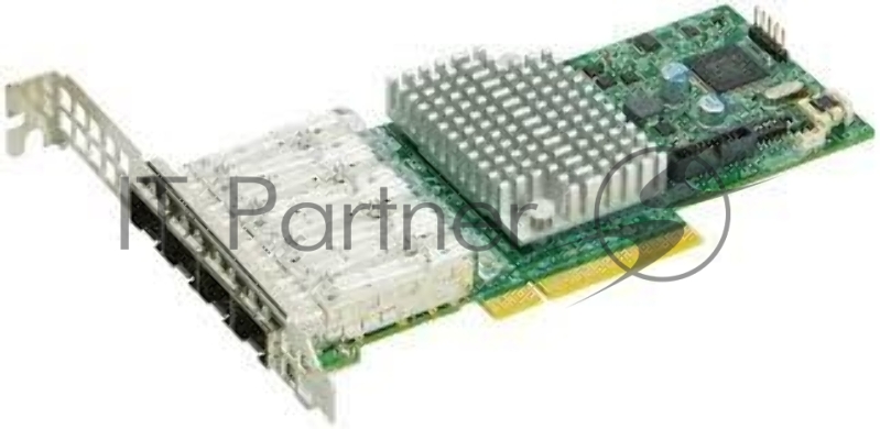 Плата коммуникационная SuperMicro 4-port 10Gbe Standard LP with SFP+, Intel XL710-AM1