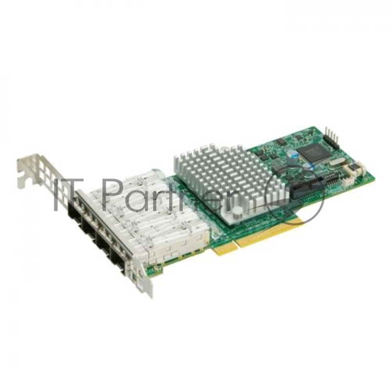 Плата коммуникационная SuperMicro 4-port 10Gbe Standard LP with SFP+, Intel XL710-AM1