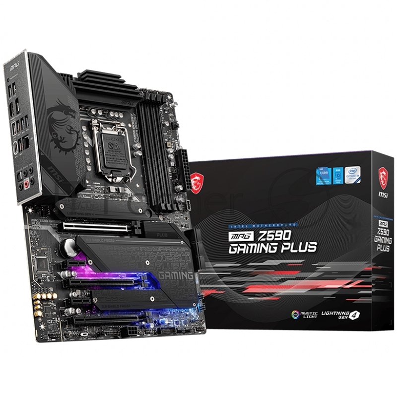 Материнская плата MSI GAMING PLUS (Z590 S1200 ATX MPG Z590)