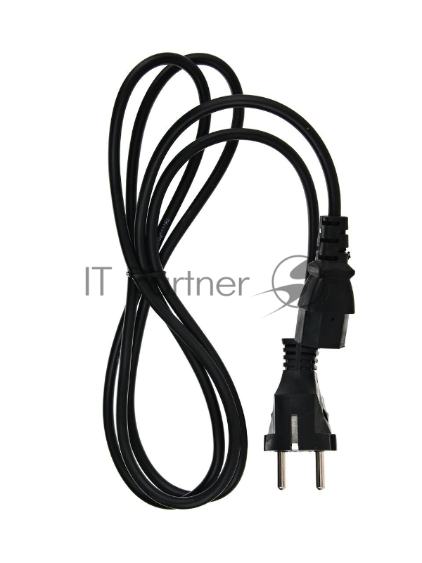 Кабель Telecom Кабель (TE021-CU0.5-1.8M) компьютер - розетка 220V (EURO) 1.8м, 3G0,5mm медь