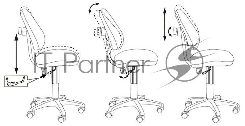 Кресло детское Бюрократ KD-4 голубой Sticks 06 крестовина пластик