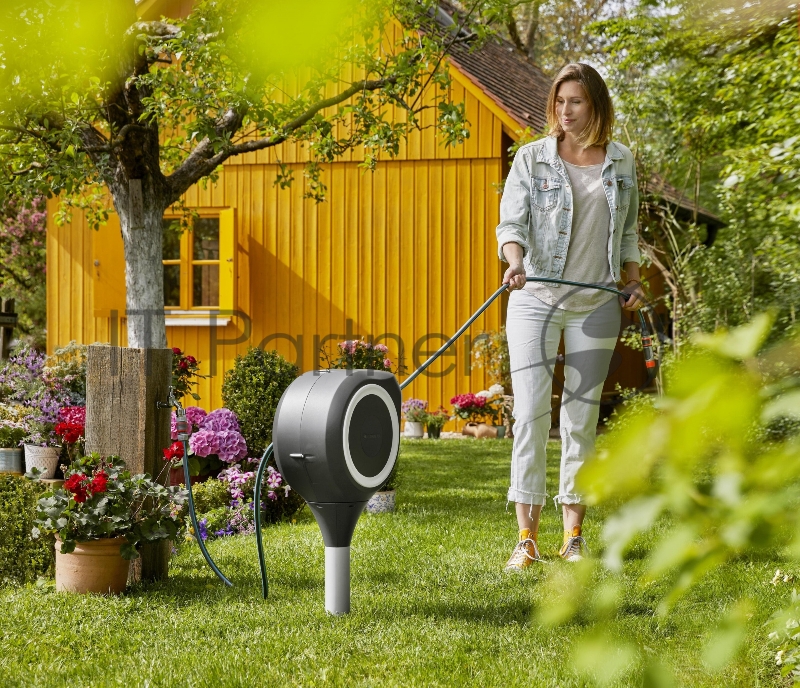 Катушка для шланга Gardena RollUp S белый шланг в компл. (18606-20.000.00)